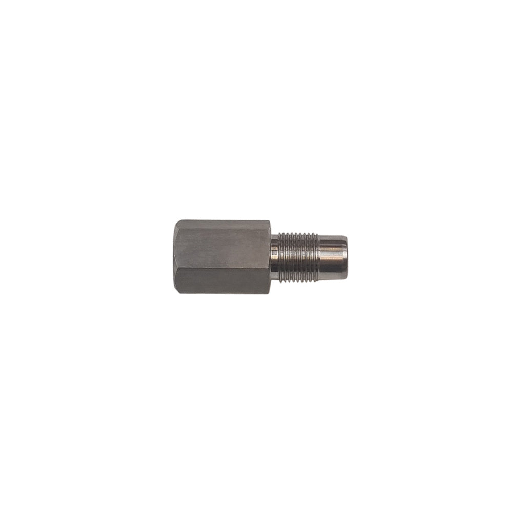 180 Degree Straight Check Engine Eliminator 02 Sensor Adapter And Cat Converter Euro 5 made of stainless steel with threaded fitting