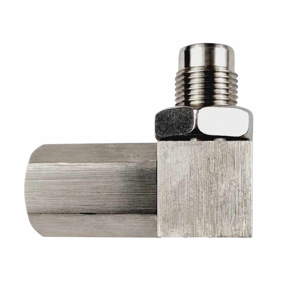 90 Degree Straight Check Engine Eliminator 02 Sensor Adapter And Cat Converter Euro 5 made of stainless steel for universal exhaust use