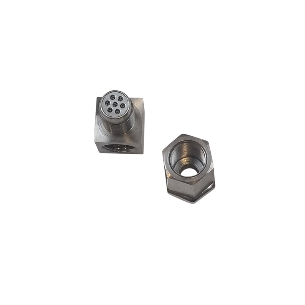 90 Degree Straight Check Engine Eliminator 02 Sensor Adapter And Cat Converter Euro 5 stainless steel exhaust component