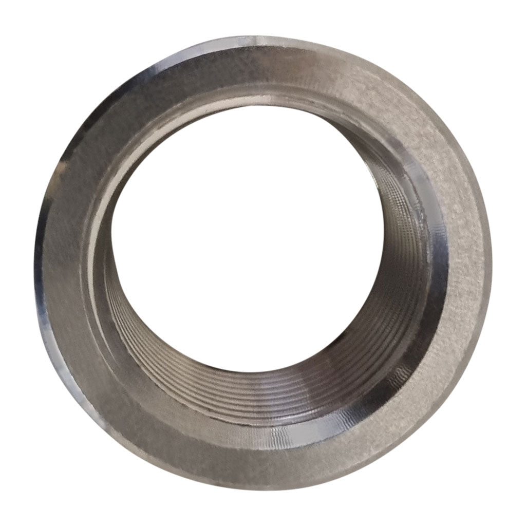 Universal Stainless Exhaust Oxygen Sensor Nut ( Bung ) 18mm x 1.5 Weld On Curved stainless steel exhaust component for universal applications