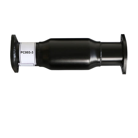 Holden Commodore VL VN VP VR VS Bolt On Race Cat 3 Inch 100Cpsi 100 Cell black steel exhaust component with flanged ends