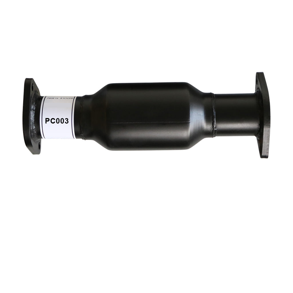 Holden Commodore VL VN VP VR VS Bolt On Race Cat 2.5 Inch 100Cpsi 100 Cell black metal exhaust component with flanged ends