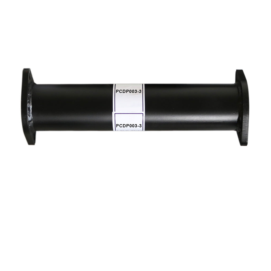 Commodore VL VN VP VR V6 V8 And VS V8 3 Inch Catalytic Converter Delete Pipe black metal pipe with flanged ends for exhaust system replacement