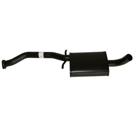 Commodore VL Sedan RB30 & V8 2.5" Catback Exhaust With Front Muffler & Tailpipe in black coated steel design