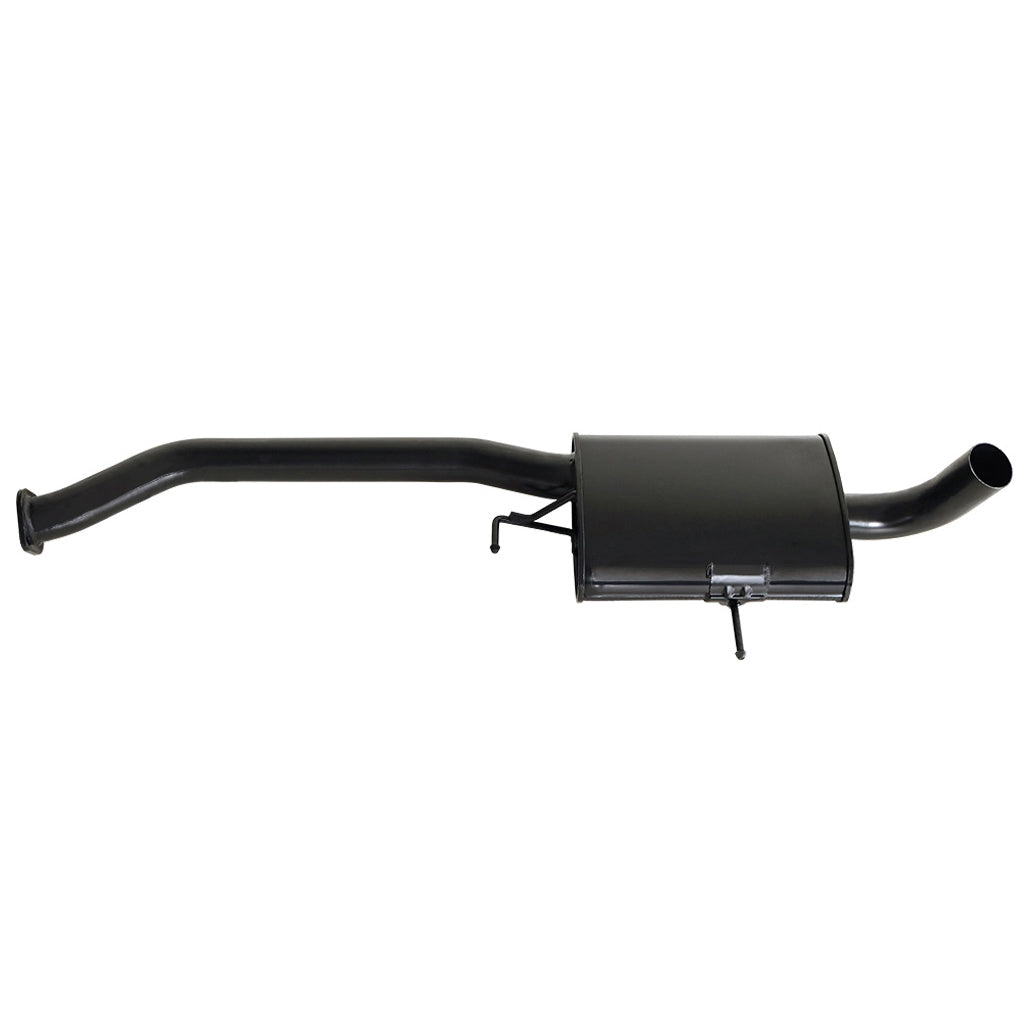 Commodore VN VP VR V6 V8 And (VS V8 Only) Sedan 2.5 Inch Catback Exhaust With Muffler in black steel construction