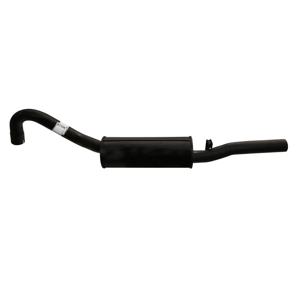 Commodore VN VP VR V6 V8 And (VS V8 Only) Sedan 2.5 Inch Catback Exhaust With Muffler in black steel construction