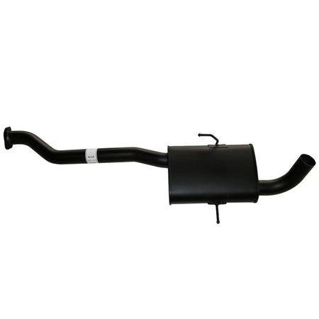 Holden Commodore VS Ute Ecotec 2.5" Catback Exhaust Front Mufflers And Tailpipe black steel with curved pipe and mounting brackets
