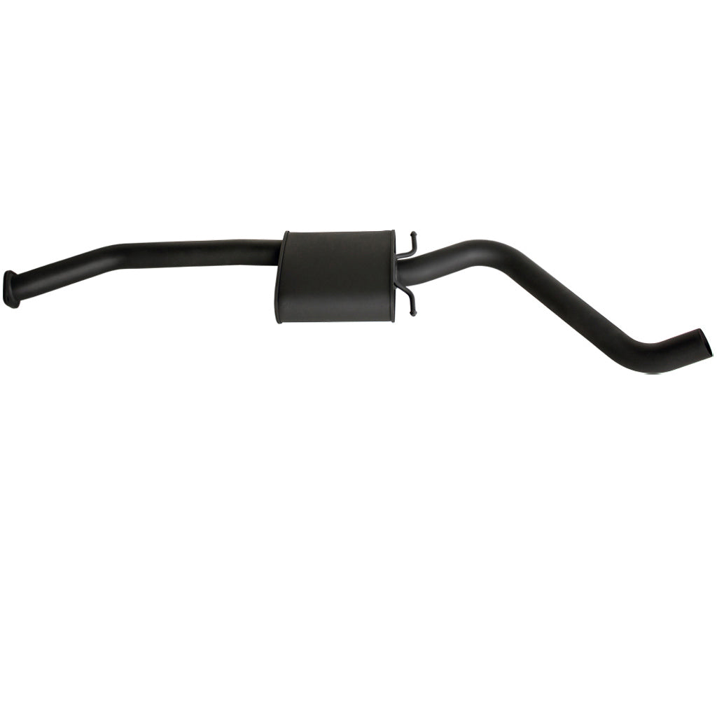 Holden Statesman VQ VR 3.8L V6 - 2.5 Inch Exhaust Cat Back With Rear Tailpipe in black steel with muffler and bent tubing