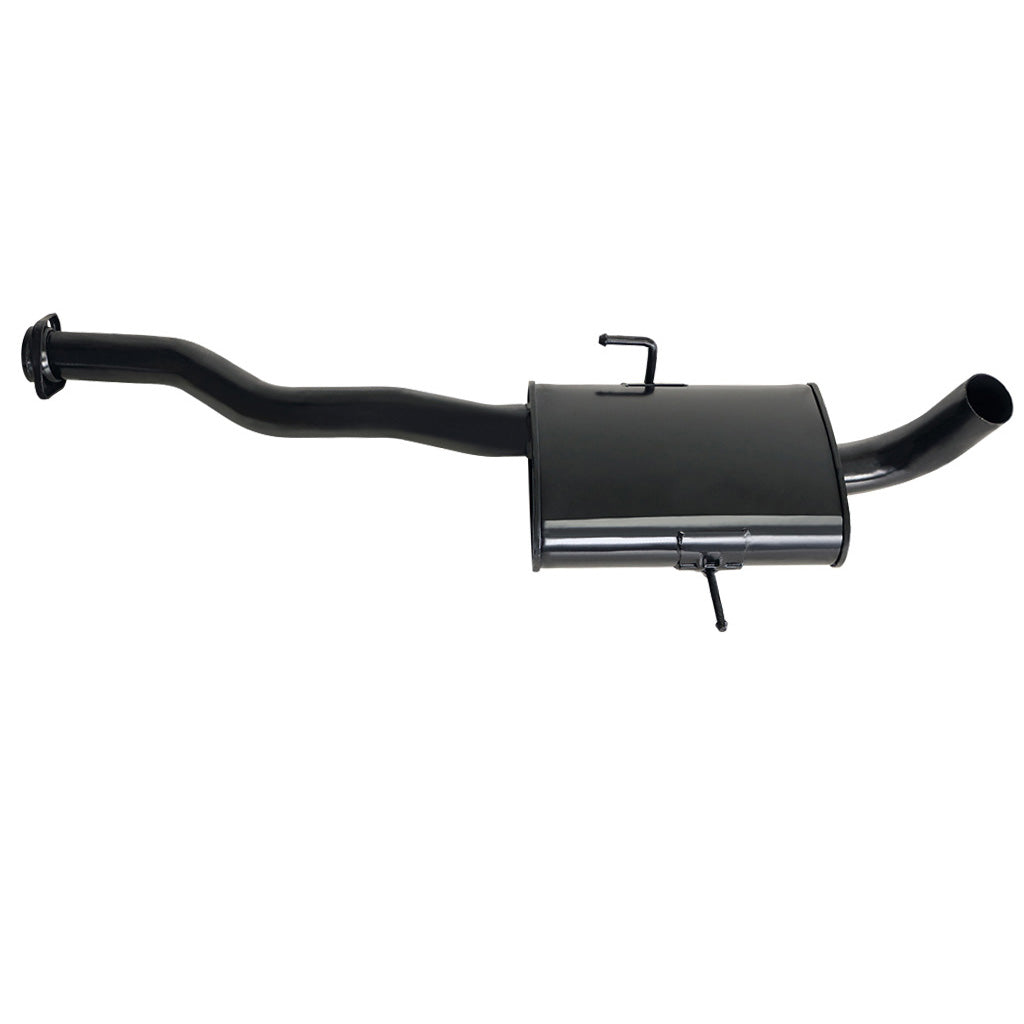 Commodore VS V6 Sedan (Live Axle) 2.5" Exhaust System With Tailpipe black coated steel muffler and piping assembly