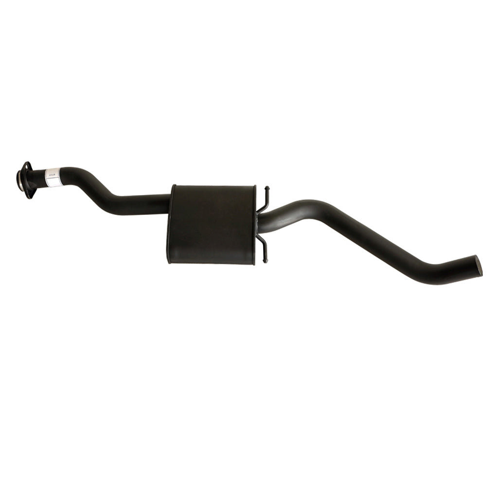 Holden Commodore VS V6 Sedan IRS 2.5 Inch Catback System W/Rear Tailpipe with black coated muffler and curved pipe sections