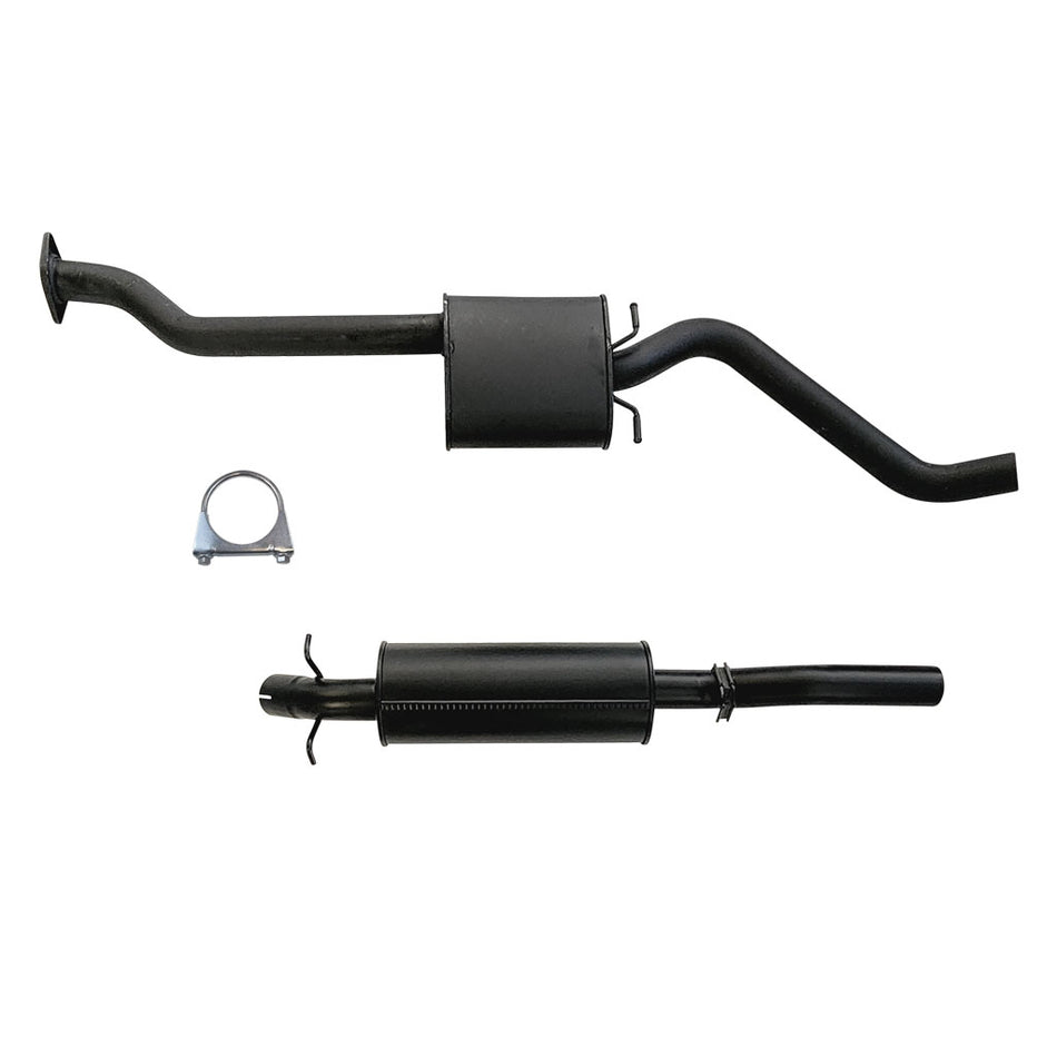 Holden Statesman And Caprice VS V6 IRS 2.5 inch Catback System With Rear Muffler in black steel with clamp included