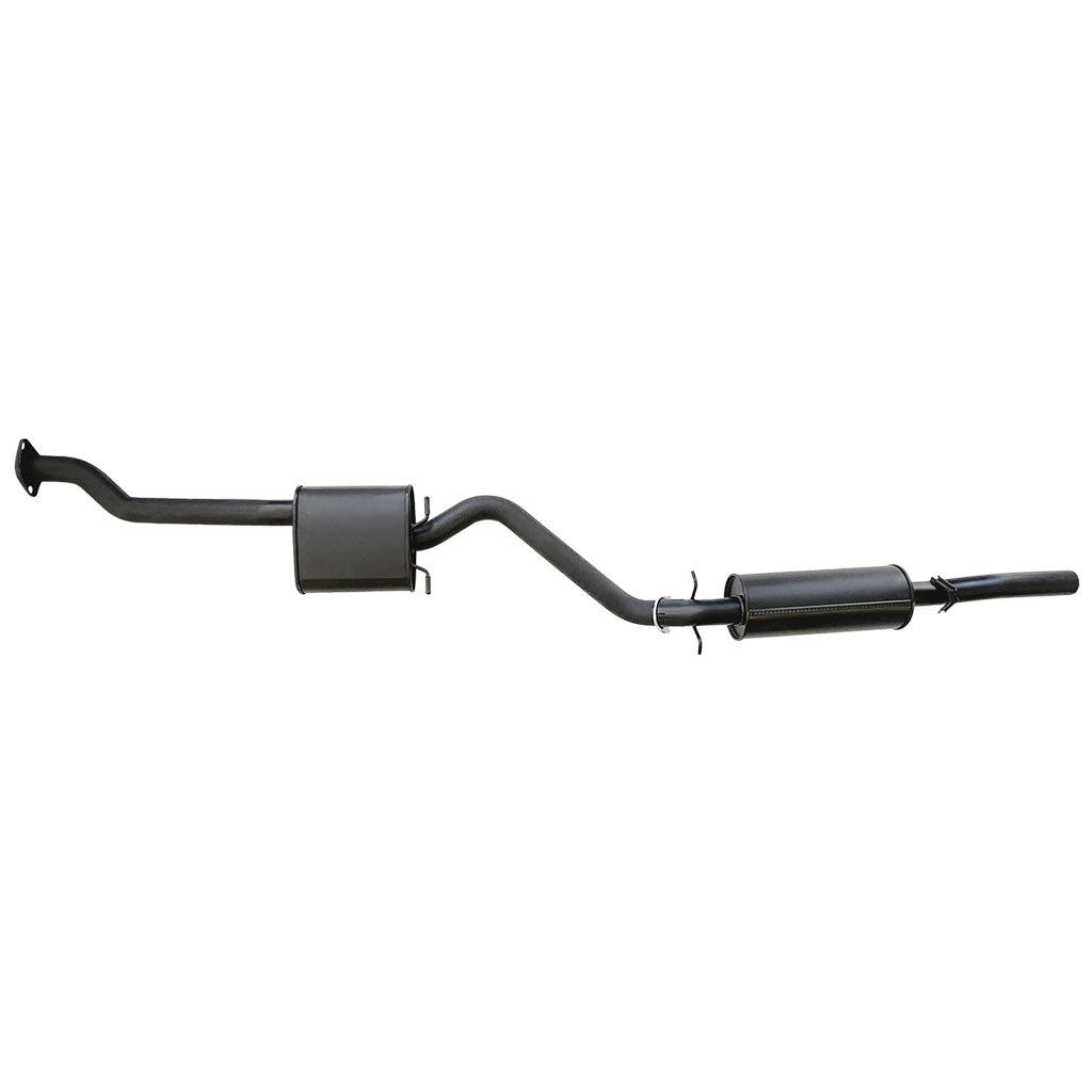 Holden Statesman And Caprice VS V6 IRS 2.5 inch Catback System With Rear Muffler in black steel for replacement exhaust application.