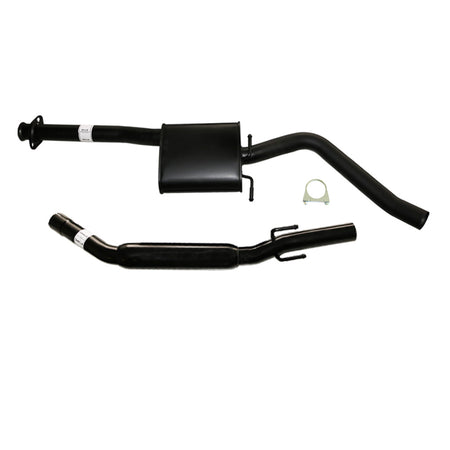 Holden Commodore VT VX & VY Series I V6 Sedan 2.5 inch Catback Exhaust With Hotdog Rear in black steel components
