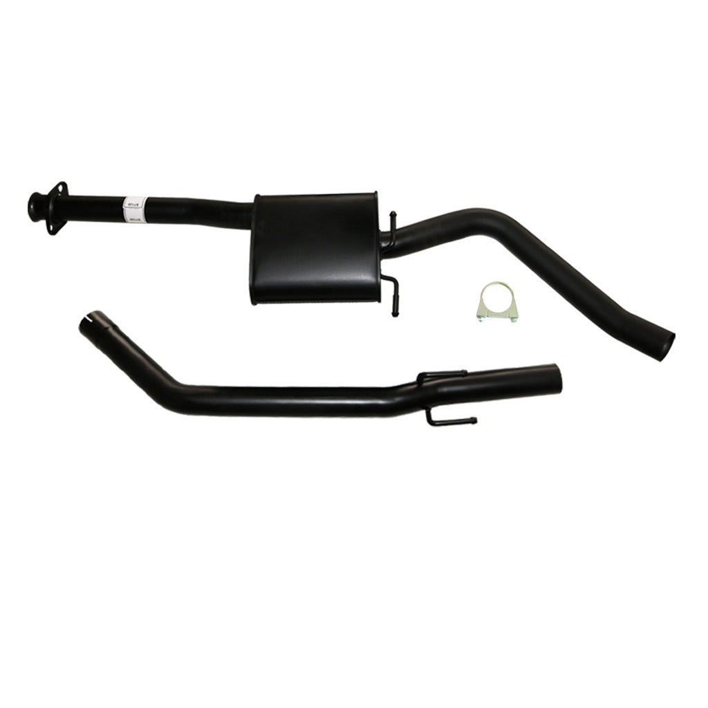 Holden Commodore VT VX and VY Series I V6 Sedan 2.5 inch Exhaust System With Tailpipe Rear in black steel components