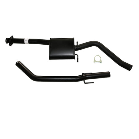 Holden Commodore VT VX and VY Series I V6 Sedan 2.5 inch Exhaust System With Tailpipe Rear in black steel components