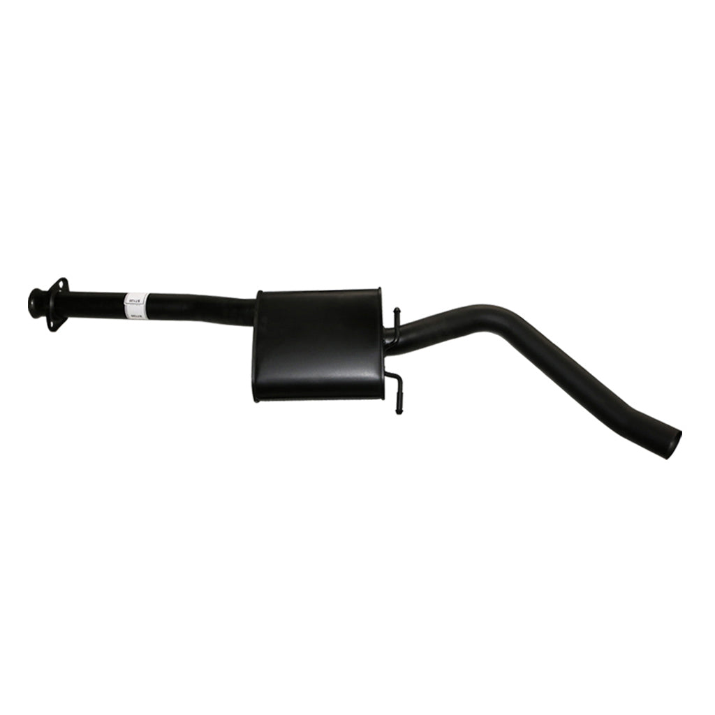 Holden Commodore VT VX and VY Series I V6 Sedan 2.5 inch Exhaust System With Tailpipe Rear in black steel construction.