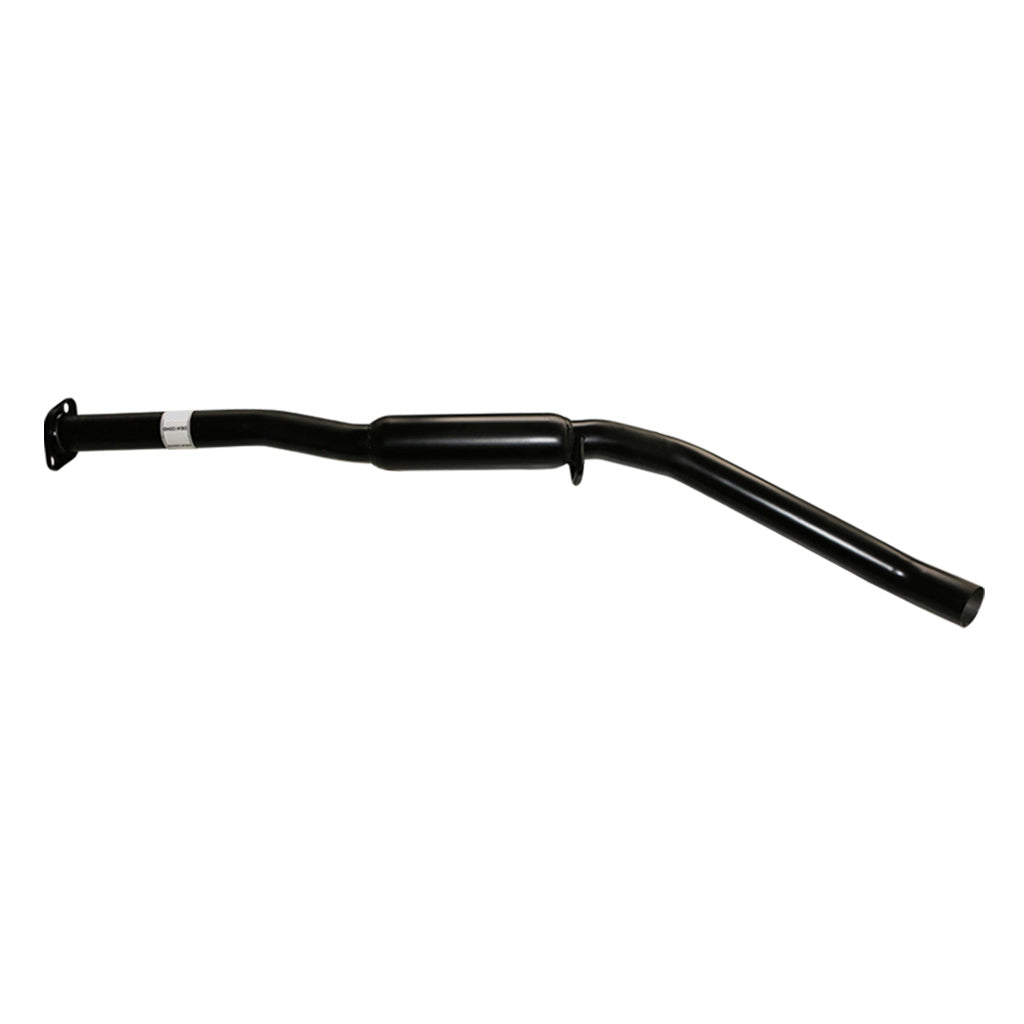 Commodore VT - VY V6 Sedan 2.5" Catback Exhaust Front And Rear Hotdog, black coated steel pipe with muffler section