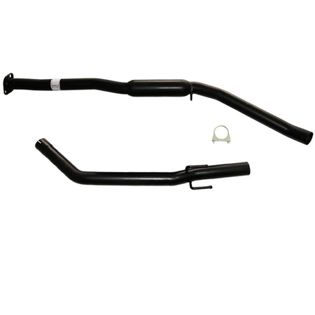 Holden Commodore VY SERIES II V6 Sedan 2.5" Catback Exhaust Hotdog And Tailpipe black steel tubes with mounting bracket