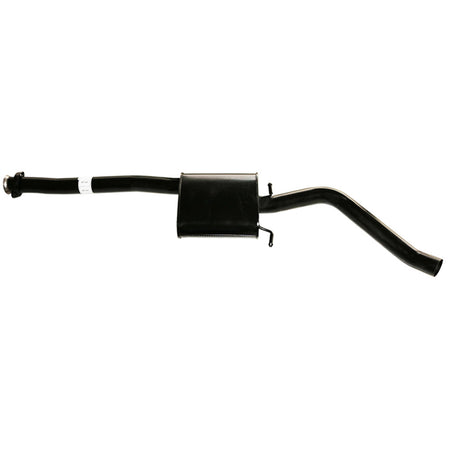 Holden Commodore VY II V6 Ute Wag 2.5" Catback Exhaust 2X Mufflers Dual Out black steel pipe system