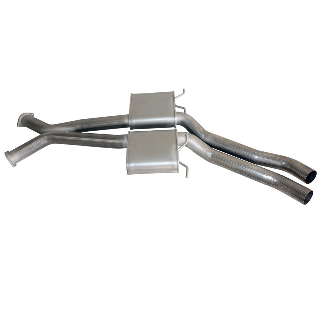 Holden Commodore VT VX VY VZ V8 Sedan Twin 3 Inch Exhaust With Mufflers stainless steel dual pipe assembly