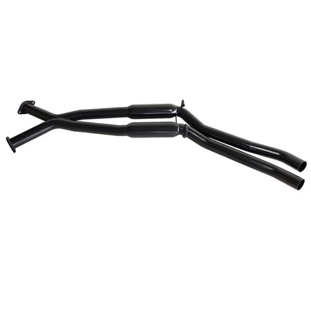 Holden Commodore VT VX VY VZ V8 & VZ V6 Sedan Twin 2.5" Exhaust -With Hotdog F/R in black steel pipe design