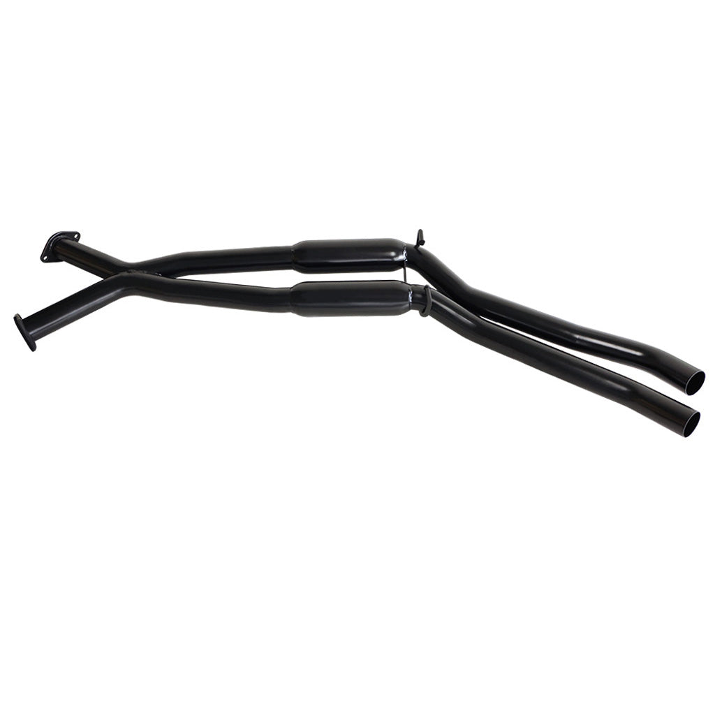 Commodore VT-VZ V8 & VZ V6 Sedan Twin 2.5" Exhaust Hotdog And tailpipe black steel tubular exhaust system