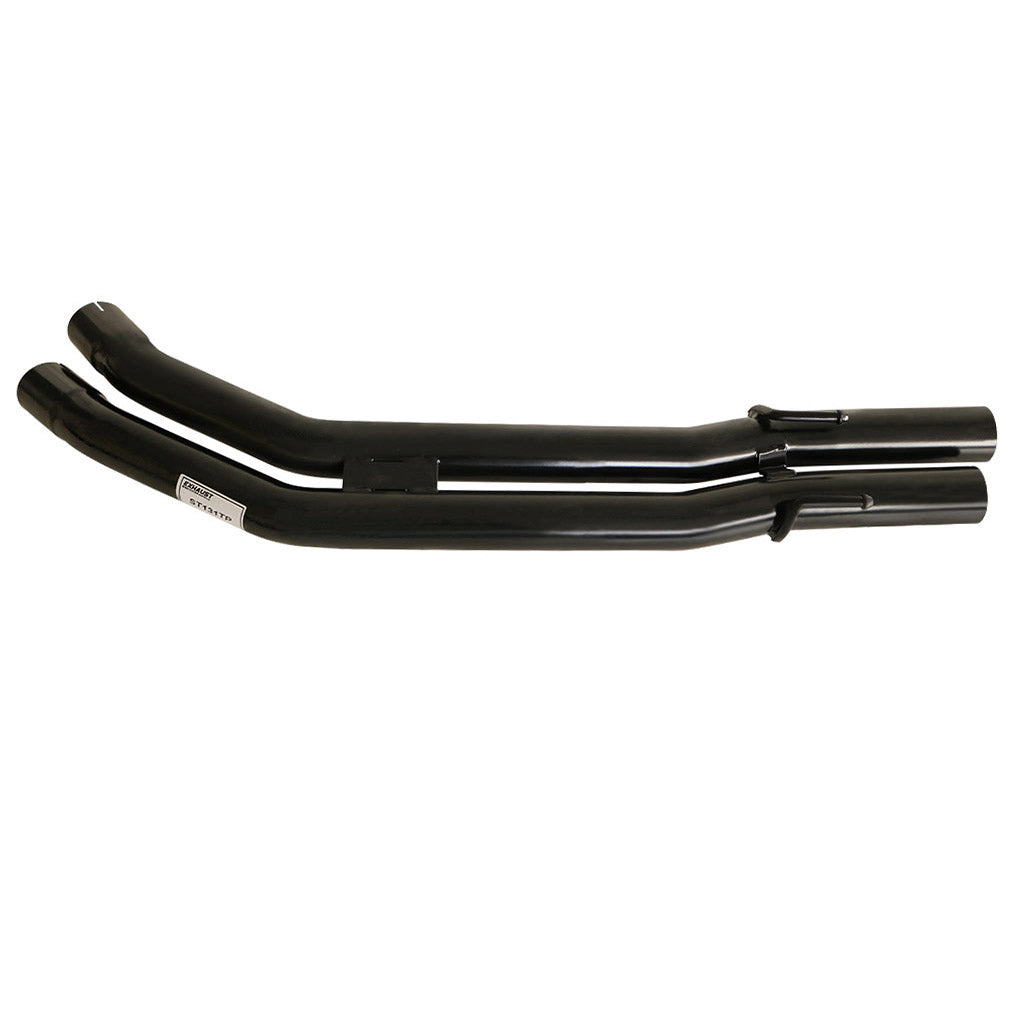 Commodore VT-VZ V8 & VZ V6 Sedan Twin 2.5" Exhaust Hotdog And tailpipe in black coated steel tubes