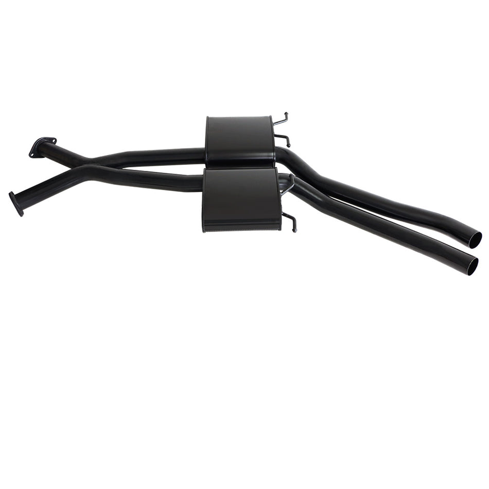 Holden Commodore VT VX VY VZ V6 V8 Sedan Twin 2.5 Inch Exhaust Front Muffler Suitable With Existing DEA Components Only.