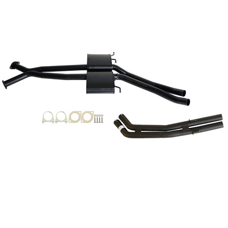 Holden Statesman WH WK WL V8 5.7L 6L Twin 2.5" Catback Exhaust Muffler/Tailpipe with mounting hardware and pipes.