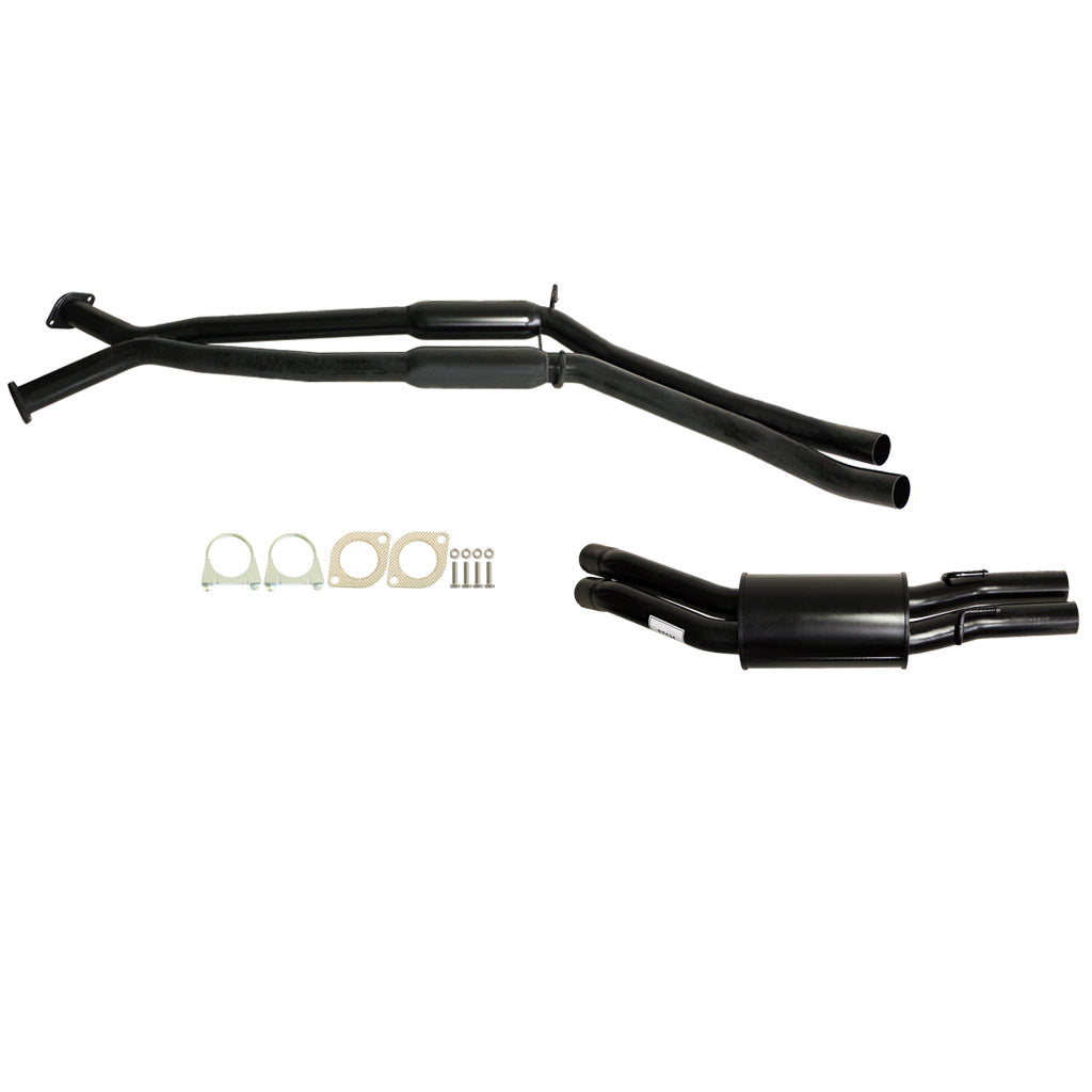 Holden Commodore VT VX VY VZ V8 & VZ V6 Ute Wag Twin 2.5" Exhaust Muffler/Hotdog with mounting gaskets and hardware