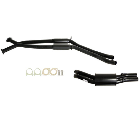 Holden Commodore VT VX VY VZ V8 & VZ V6 Ute Wag Twin 2.5" Exhaust Muffler/Hotdog with mounting gaskets and hardware