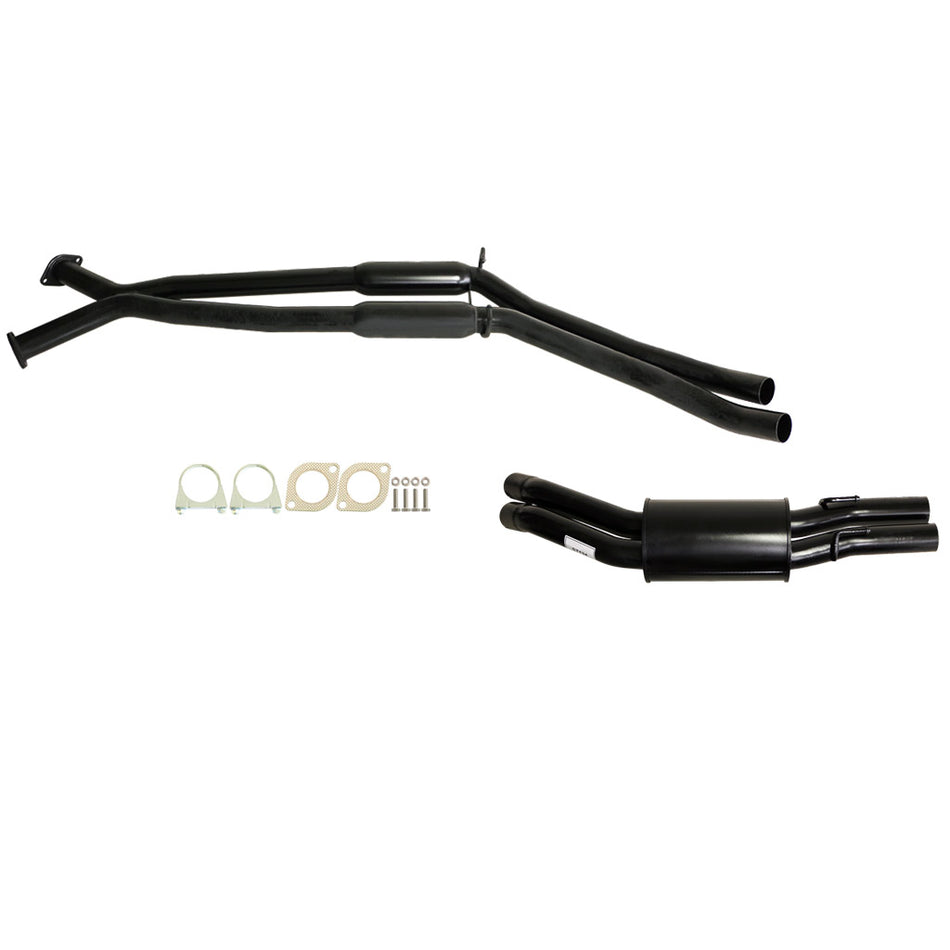 Holden Commodore VT VX VY VZ V8 & VZ V6 Ute Wag Twin 2.5" Exhaust Muffler/Hotdog with mounting gaskets and hardware