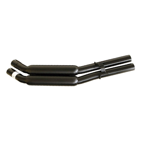 Holden Commodore VT VX VY VZ V8 & VZ V6 Ute Wag Twin 2.5" Exhaust Hotdog F & R in black steel tubing