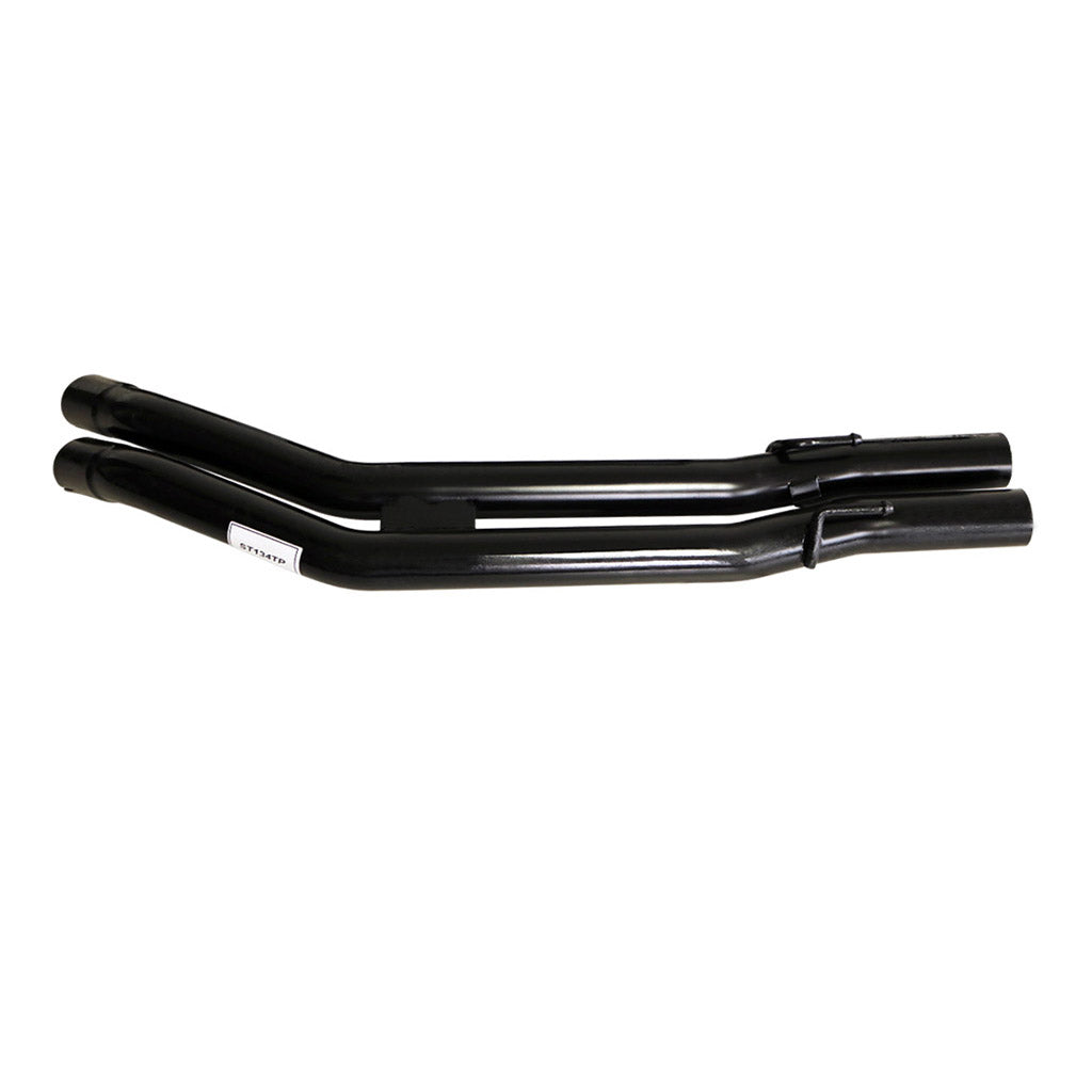 Holden Commodore VT VX VY VZ V8 & VZ V6 Wag Ute Twin 2.5" Exhaust -Hotdog/T-Pipe in black steel tubing