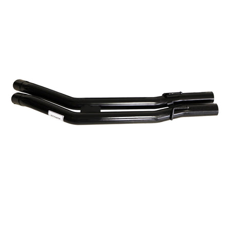 Holden Commodore VT VX VY VZ V8 & VZ V6 Wag Ute Twin 2.5" Exhaust -Hotdog/T-Pipe in black steel tubing