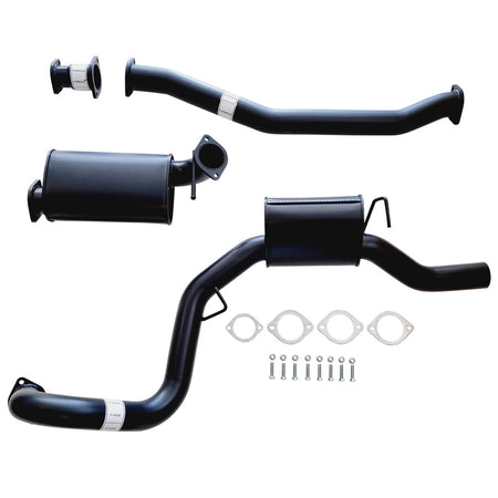 Falcon EA EB ED EL EF AU 6Cyl 4L Sedan And XR6 3 Inch Catback Exhaust Rear Muller black coated steel system with gaskets and bolts