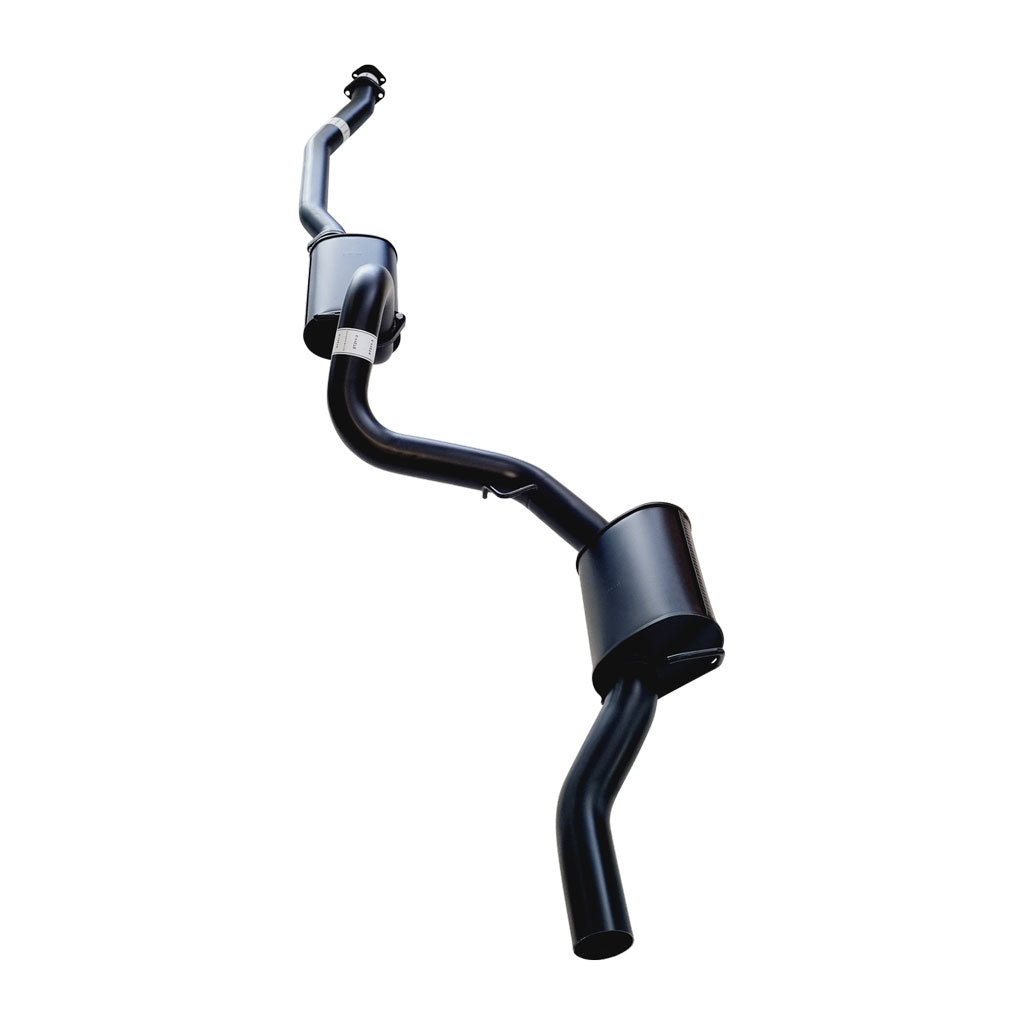 Falcon EA EB ED EL EF AU 6Cyl 4L Sedan And XR6 3 Inch Catback Exhaust Rear Muller in black steel with mufflers and bends