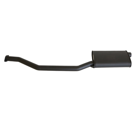 Falcon EA EB ED EL EF AU 6Cyl 4L Sedan And XR6 2.5 Inch Catback Exhaust Rear Hotdog in black steel with integrated muffler