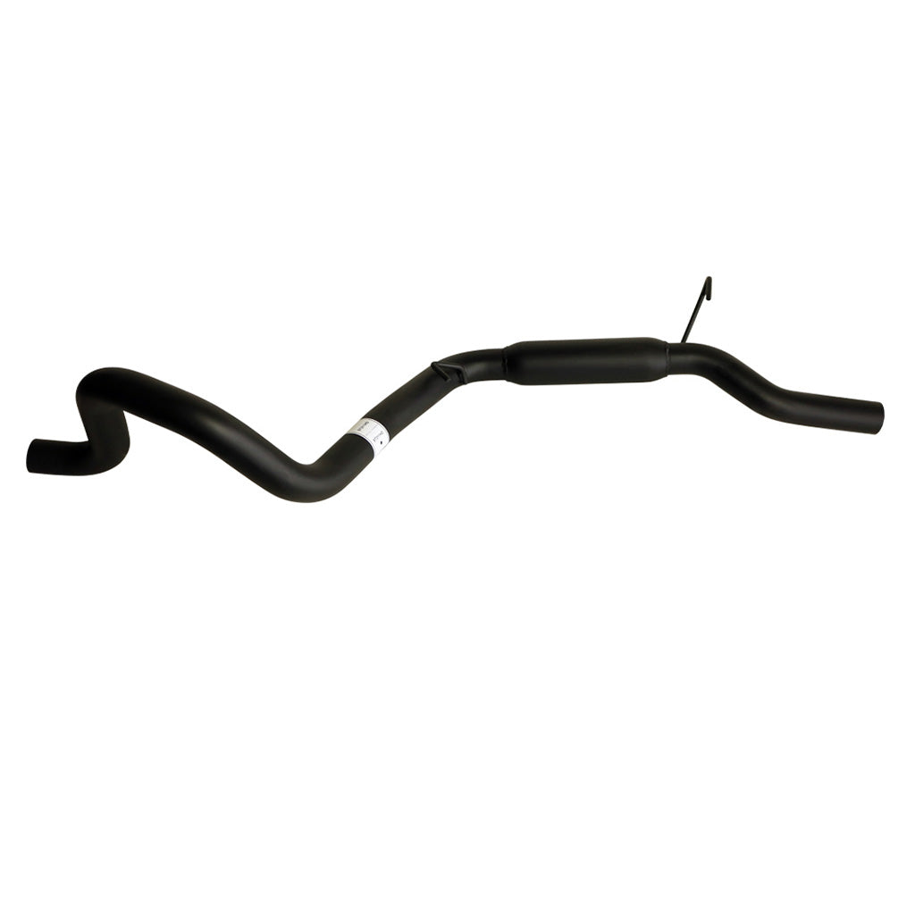 Falcon EA EB ED EL EF AU 6Cyl 4L Sedan And XR6 2.5 Inch Catback Exhaust Rear Hotdog in black steel pipe design