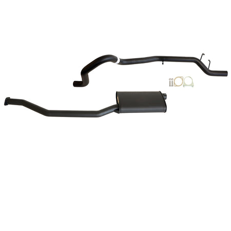 Falcon EA EB EL EF AU 6Cyl 4L Wagon 2.5 Inch Catback Exhaust - Rear Tailpipe with muffler and gasket kit visible