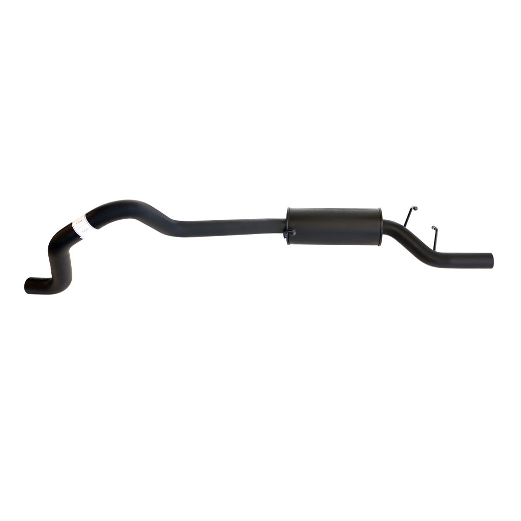 Falcon EA EB EL EF AU 6Cyl 4L Wagon 2.5 Inch Catback Exhaust - Rear Muffler in black coated steel with muffler section