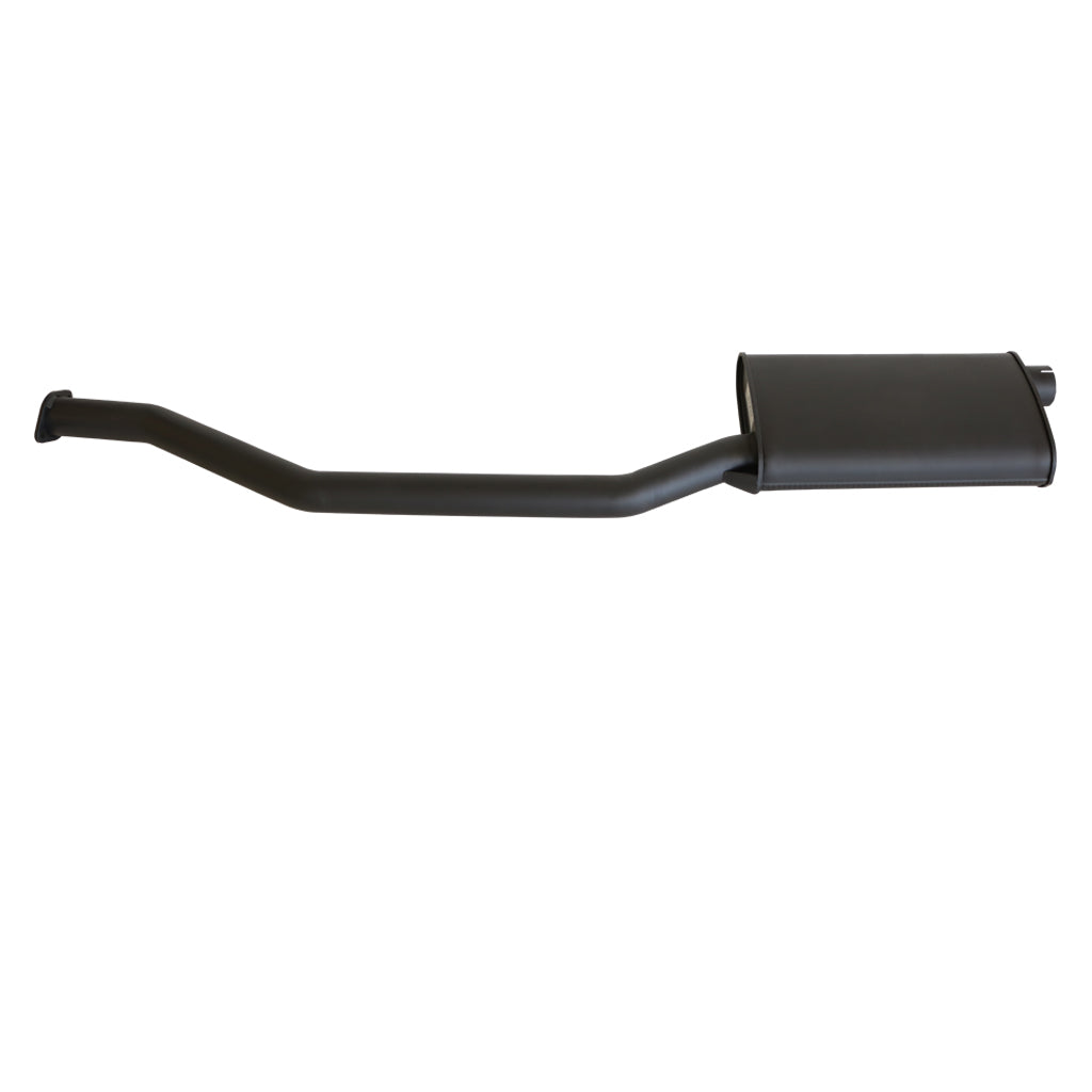Falcon EA EB EL EF AU 6Cyl 4L Wagon 2.5 Inch Catback Exhaust - Rear Muffler in black steel with tubular design