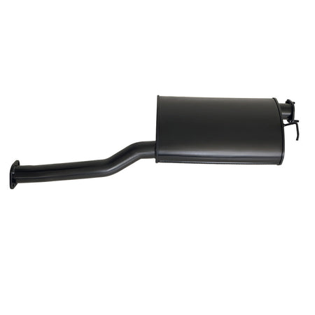 Ford Falcon BA BF 6Cyl Wagon 2.5 Inch Catback Sports Exhaust in black steel with welded muffler and curved exhaust pipe