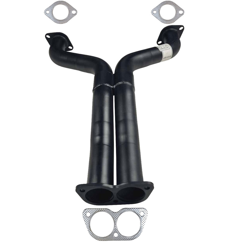 Ford Falcon FG V8 Sedan / Ute Twin 2.5 Inch Y Pipe Kit - Cat Connector Suits Existing Dandy Exhausts Components Only