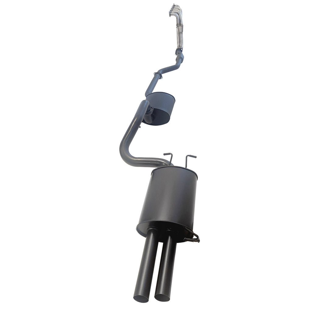 Ford Falcon FG XR6 Sedan 2.5 Inch Exhaust With XPS Extractor Dual Rear Muffler And Hiflow Cat in stainless steel with dual rear muffler