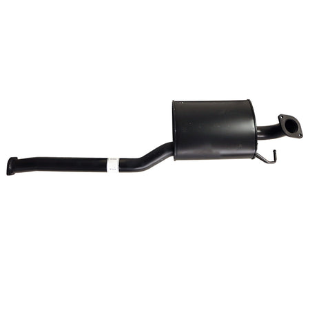Ford Falcon FG XR6 Sedan 2.5 Inch Catback Performance Exhaust With Twin Outlet in black steel muffler and pipe design