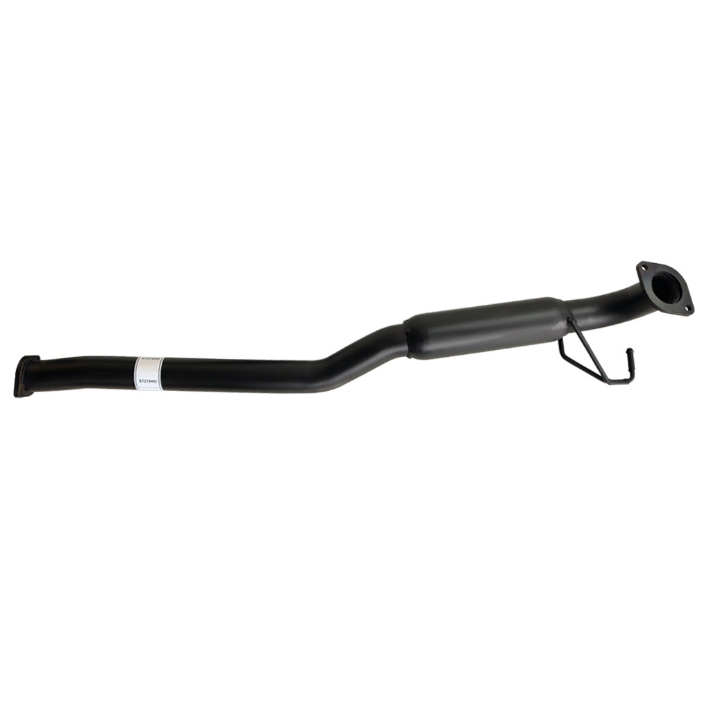 Falcon FG XR6 Sedan 2.5" Catback Exhaust System With Hotdog And Muffler And Tips in black steel pipe and muffler assembly