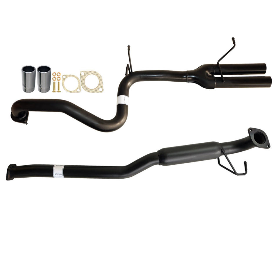 Falcon FG XR6 Sedan 2.5 Inch Catback Exhaust System Hotdog & Tailpipe With Tips with gasket and mounting hardware