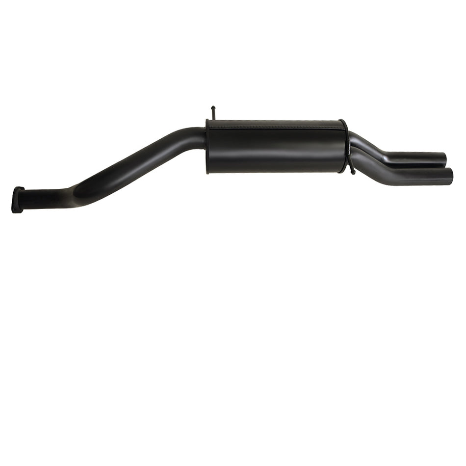 Ford Falcon AU Ute 2.5 Inch Rear Muffler With Dual Exit Suitable With Existing DEA Components Only.
