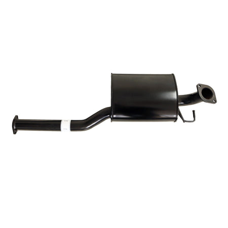 Ford Falcon BA BF 6Cyl Sedan 2.5 Inch Catback System (Non Xr6) black steel exhaust with muffler and flanged pipe ends